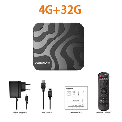 T95 MAX Android 16 Smart TV Box Allwinner H618 64G 128G ROM 2.4G&5G Dual Wifi 4K 8K HDR10+ BT5.0 Voice Media Player Set Top Box