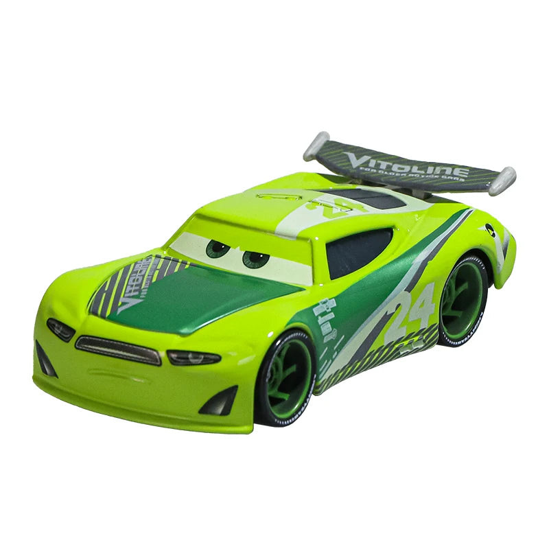 Disney Pixar Cars 2 3 Toys Lightning McQueen Truck Uncle Mack 1:55 Diecast Mater Piston Cup Fritter Frank Model Child Kids Gifts