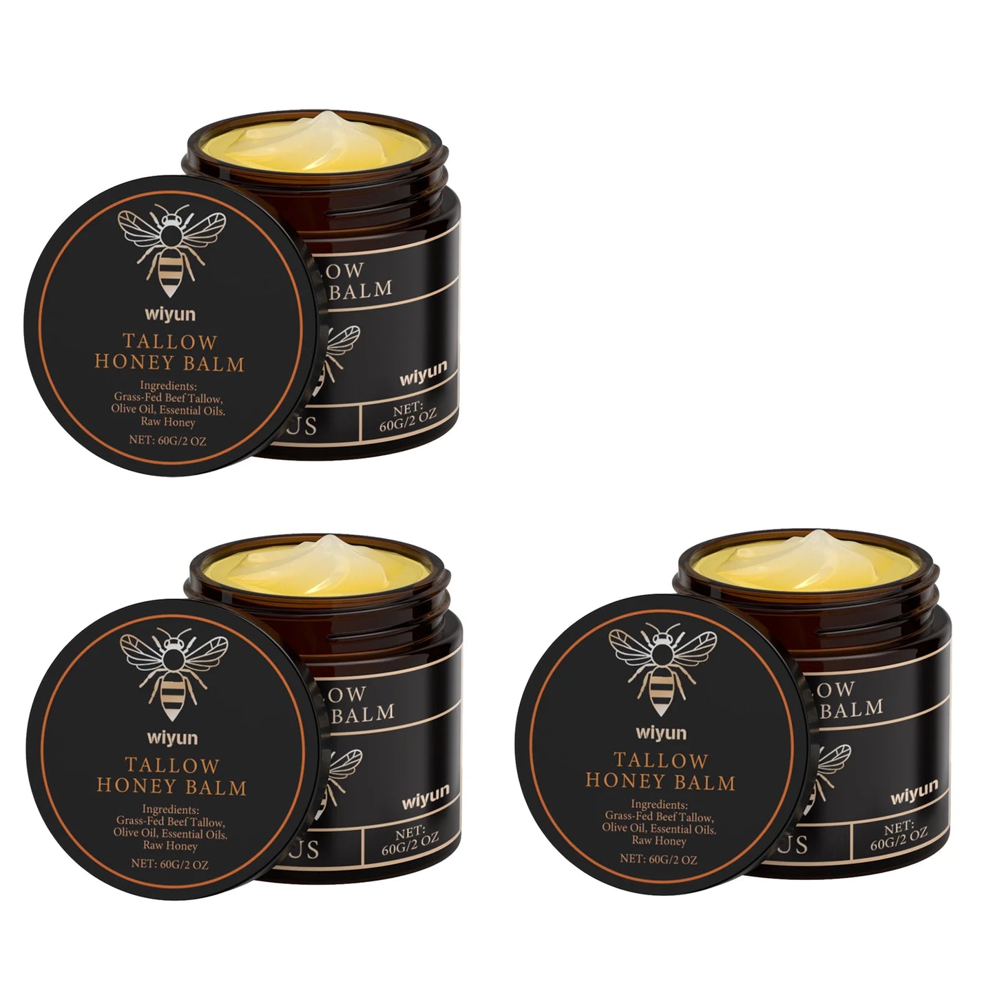 Beef Tallow Honey Moisturizing Cream Hydration Nourishing Korean Skin Care Bleaching Firming Face Body Moisturizer Lotion
