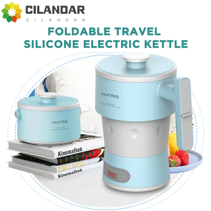 2026New mi Hurma Portable Electric Kettle Kitchen Appliances Electric Kettle Boil Water Home Travel Foldable 800ML Coffee Teapot
