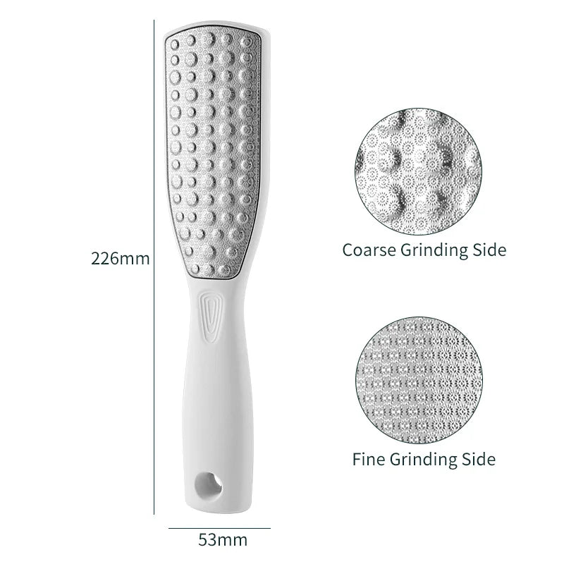 Double Side Foot Rasp Hard Dead Skin File Calluses Remover Foot Care Pedicure Grinding Tools Stainless Steel Beauty Tools