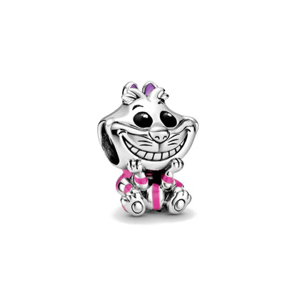 Hot Sell 925 Silver DIY Beads Jewelry Charms Bracelet Mickey Minnie Princess Christmas Stitch Robots Marvel Cute Miniso Disney