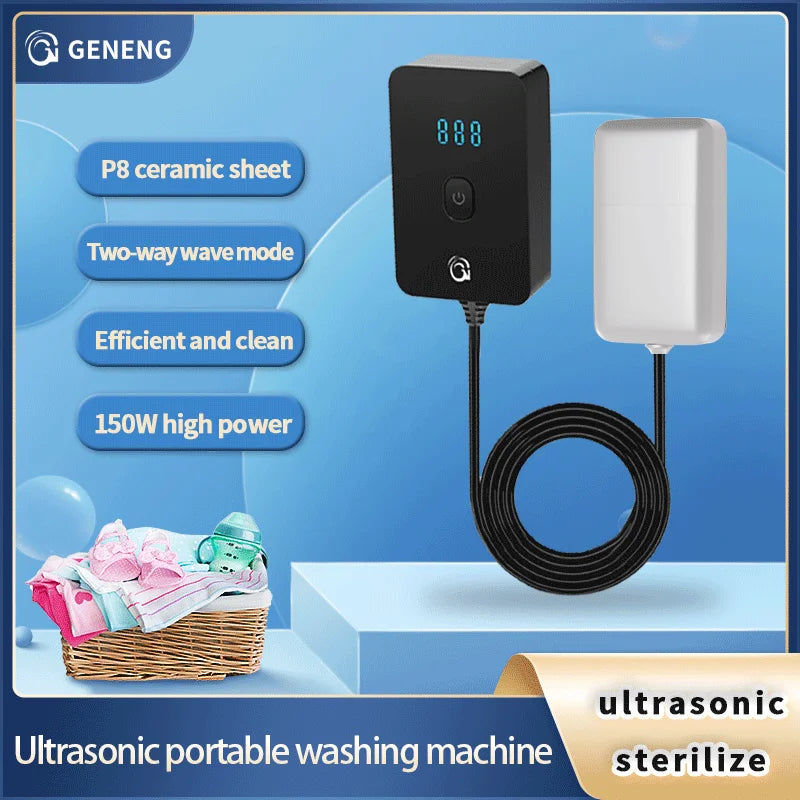 Ultrasonic cleaning portable jewelry watch glasses underwear disinfection washing dishes fruits and vegetables