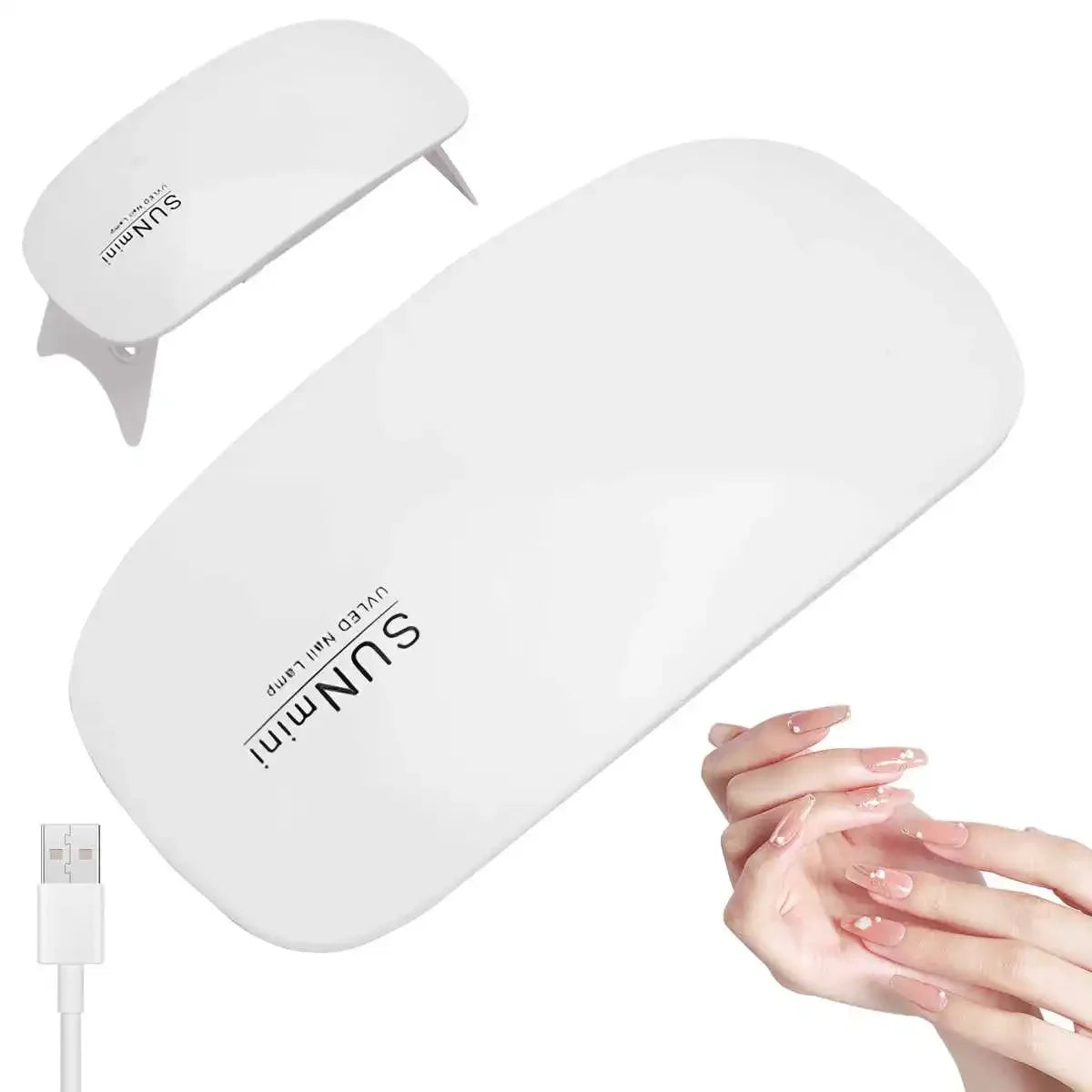 Mini Nail Dryer Machine Nail Lamp UV Light  LED Manicure Lamp for Drying Polish Varnish USB Rechargeble Beauty Health Tool