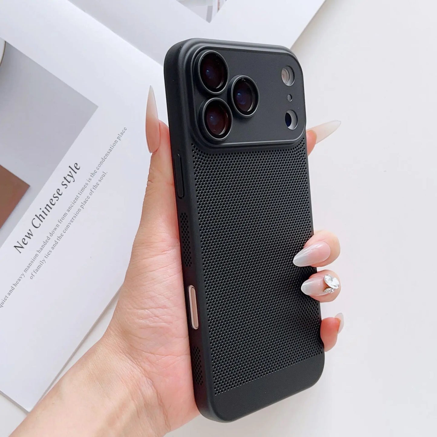 Cooling Phone Case Heat Dissipation For iPhone 17 17 Pro 17 Pro Max 17 Air Shockproof Breathable iPhone 17 Series Back Cover