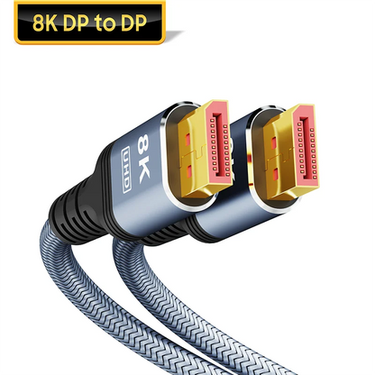 Vothoon Displayport 1.4 Cable 8K 60Hz Mini DP to DP Cable 4K Ultra HD Video Audio Cable for Laptop TV Xbox Projector Monitor