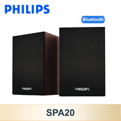 Philips SPA20 Bluetooth Speakers Indoor Portable Wireless Loudspeaker Music Player With Microphone HiFi Stereo Sound Subwoofer