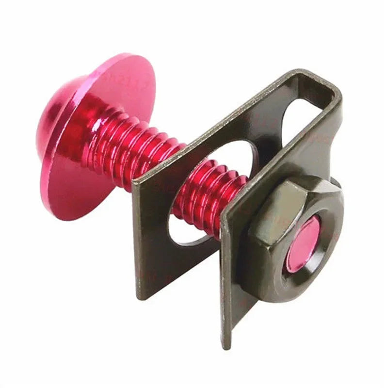 1set CNC M6 6mm Fairing Body Work Bolt Kit Screw Spire Speed Fastener Clip Nut For CBR GSXR Modified Bolt Motorcycle Accessories