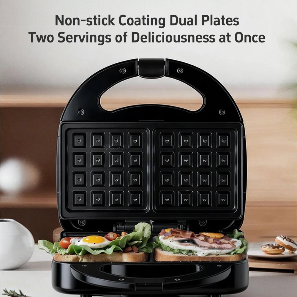 Professional Electric Non-stick Waffle Maker Multifunction Kitchen Appliance for Cooking Breakfast Waffles Iron Pan