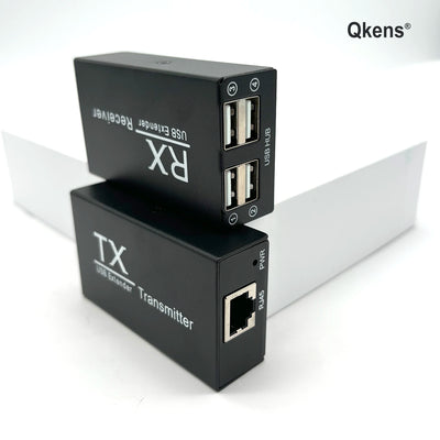 1 Set 4 Port USB Extender Up To 120M Over CAT6 Ethernet Cable Usb Hub Adapter for Laptop PC Computer Keyboard Mouse U Flash Disk