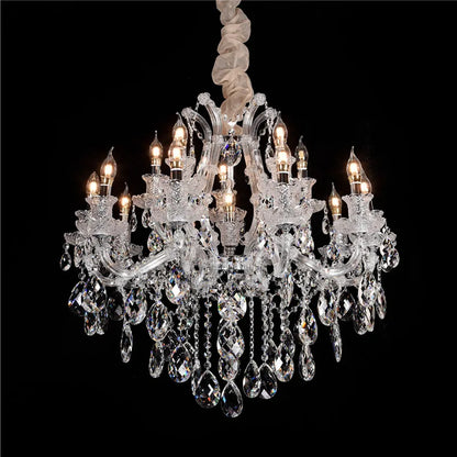 Maria Theresa Crystal Chandelier Luxury Decora Indoor Lighting For Lobby Living Room Bedroom Kitchen E14 Candle Ac Fixture Light