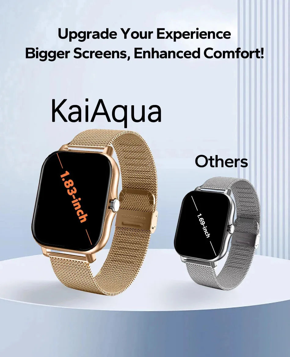 New Smart Watch 1.83inch Full Touch Screen Sport Fitness Watches BT Call Digital Smartwatch Wristwatch For Men Women Gift 2025