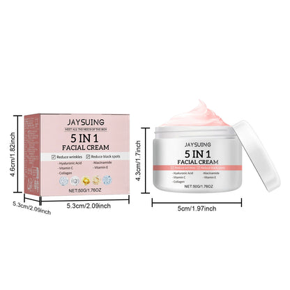 5-in-1 Firming Face Cream Firming Anti Wrinkle Deep Moisturizing Moisturizing Facial Smooth And Soft Skin Anti-Aging Face Cream