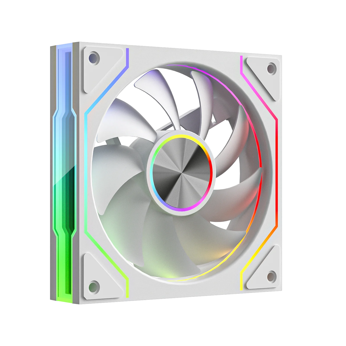 Power Trian PRISM 9 Pro 120mm ARGB PC Fan Quiet Cooling 12V Large Air Volume Computer Chassis Fans 4PIN 61.5CFM/800-1800RPM