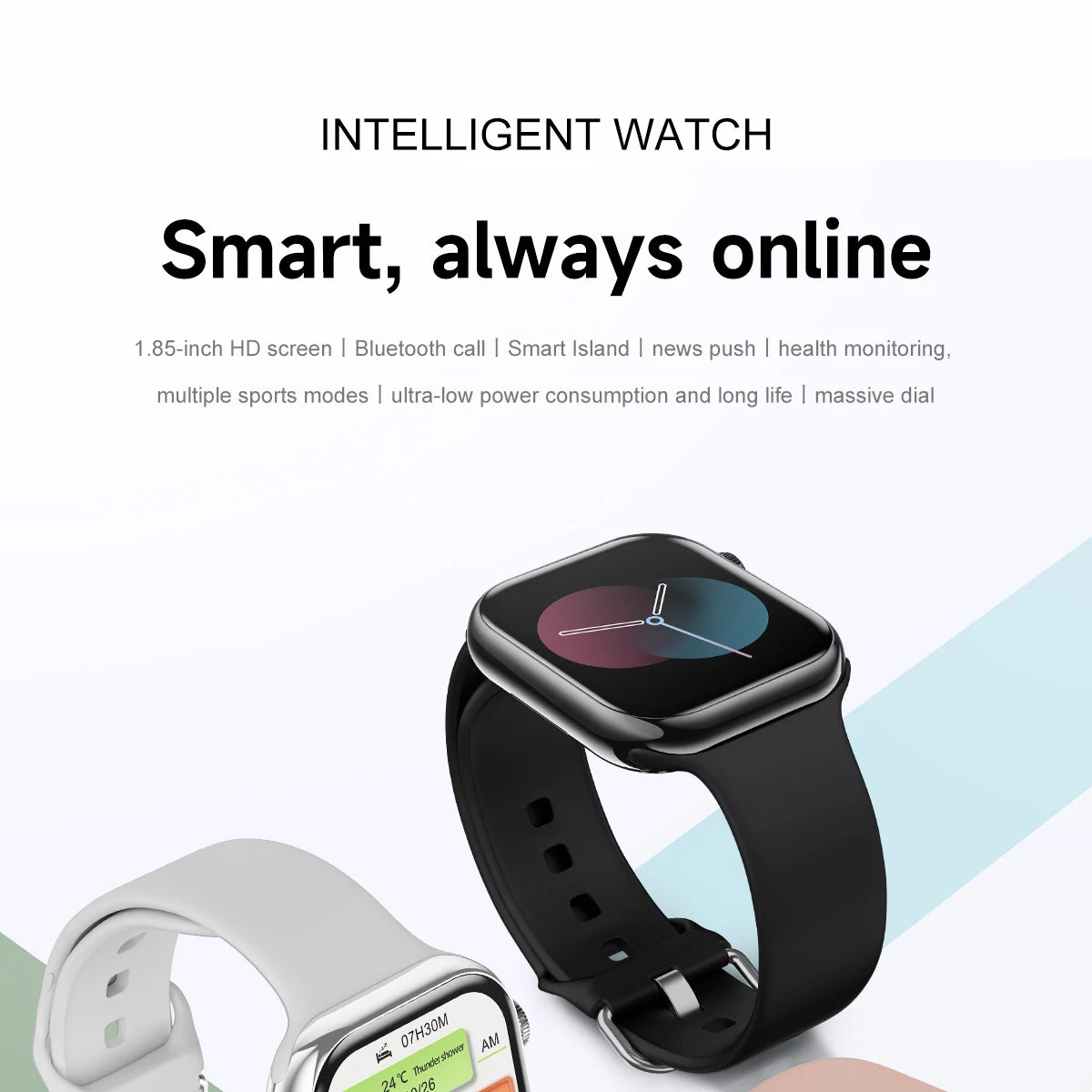 2025 New for Watch 10 Smart Watch Men HD AMOLED Music 3D Surround Health monitoring Bluetooth Call Waterproof Woman smart watchs