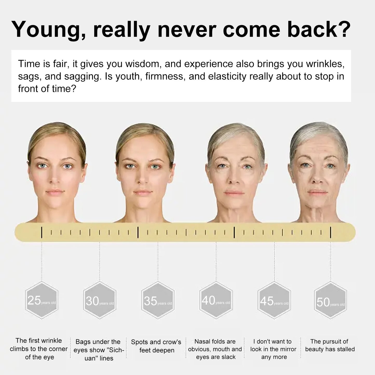 Anti Wrinkle Serum for Face Lift Firming Improve Rough Sagging Tightening Fade Forehead Lines Promote Collagen Age Spots Removal