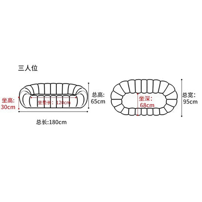 Cloud Sofa Plush Pumpkin Sofa Combination Soft And Comfortable Modern Living Room Sofa Suite Apartment Home Decoration Furniture