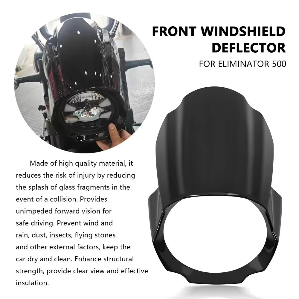 For Eliminator 400 450 500 2024 2025 windshield motorcycle windshield protective cover deflector front fairing accessories