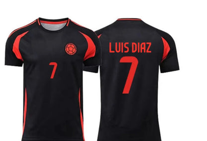 Colombia Men's Streetwear Football Quality 3d Printed Quick Drying Breathable Couple Tees For Men_women Short Sleeve T-Shirt