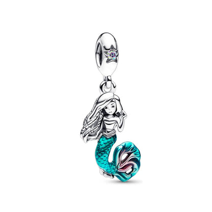 Hot Sell 925 Silver DIY Beads Jewelry Charms Bracelet Mickey Minnie Princess Christmas Stitch Robots Marvel Cute Miniso Disney