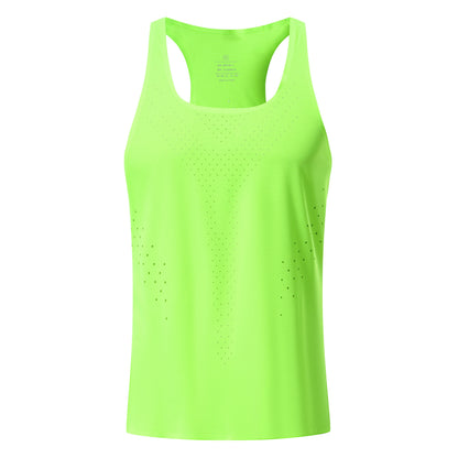 Men Women Athletics Tank Tops Track Field Running Vest Ultra Light Speed Sport Marathon Fitness Guys Sleeveless Shirts Clothing