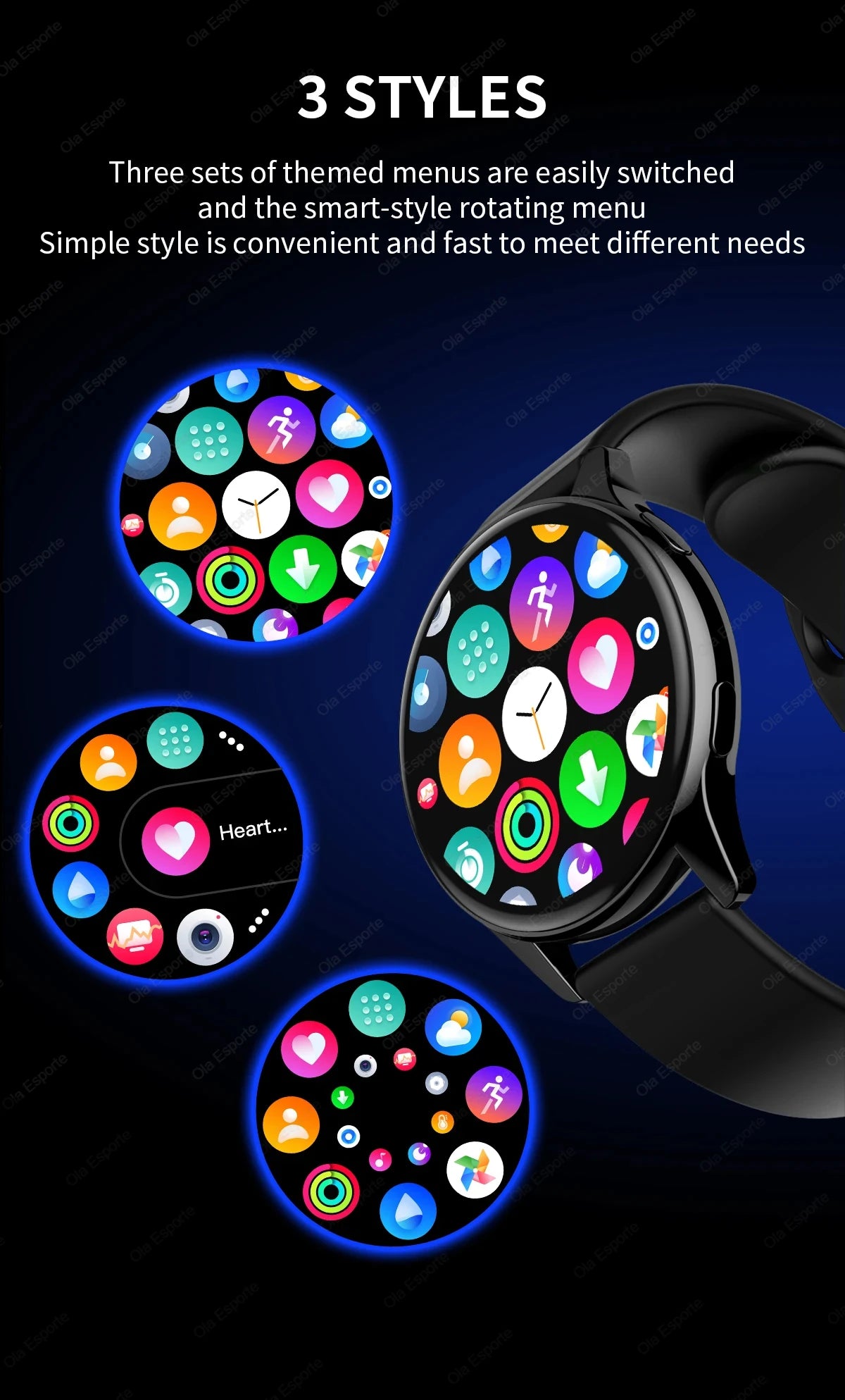 Smartwatch Women Watch 6 Health Monitoring Watch Waterproof Voice Assistant Bluetooth Call Smart Watch 2025 New Sports Watch