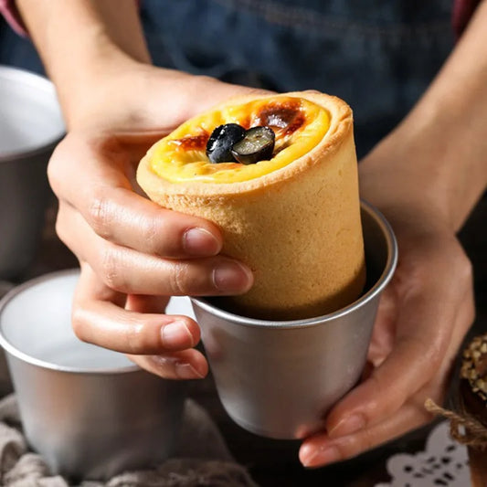 Nonstick Baking Cups Metal Aluminum Baking Form Mould Pastry Pudding Mold Decorating tool baking cups metal baking form mould