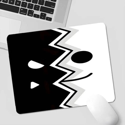 Cartoon Geometry Dash Video Game Office Student Gaming Thickened Large Pad Non-slip Cushion Mouse Pad for PC Computer Table