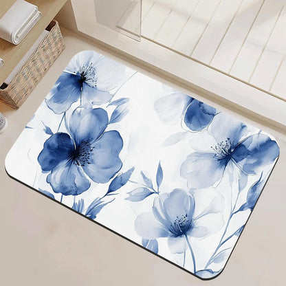 Black Cat Flower Bear Dwarf Door Mat Octopus Mermaid Maple Leaf Carpet Living Room Bedroom Bathroom Decorative Area Carpet