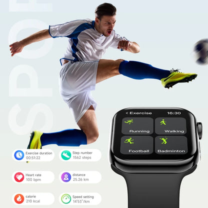 2025 New for Watch 10 Smart Watch Men HD AMOLED Music 3D Surround Health monitoring Bluetooth Call Waterproof Woman smart watchs