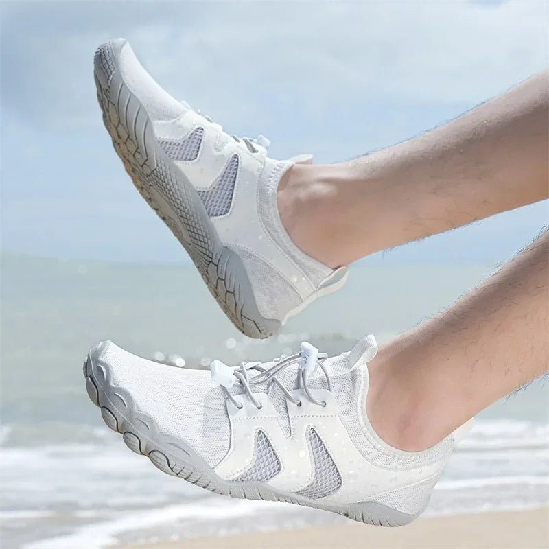 Women Men Water Shoes Upstream Wading Swimming Barefoot Five Fingers Aqua Shoes Beach Seaside Gym Fitness Unisex Sneakers New