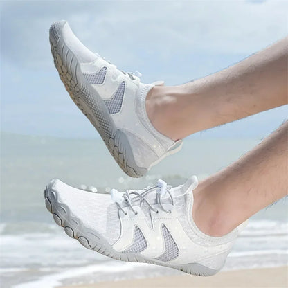 Women Men Water Shoes Upstream Wading Swimming Barefoot Five Fingers Aqua Shoes Beach Seaside Gym Fitness Unisex Sneakers New