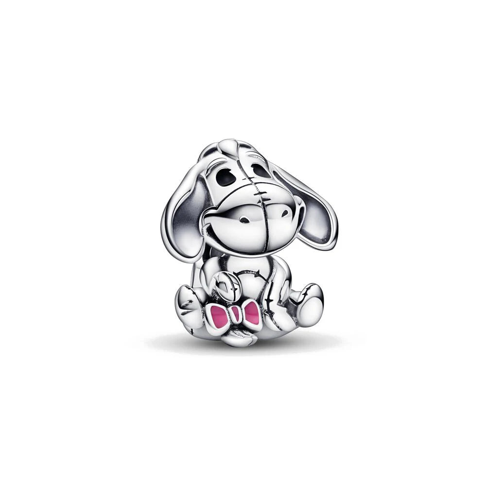 2025 New Disney Beautiful Princess Dress Bead Pendant 925 Silver Suitable for European Original Bracelet DIY Exquisite Jewelry