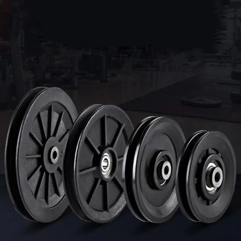 50-160MM Universal Gym Bearing Pulley Nylon Wheel Cable Fitness Equipment