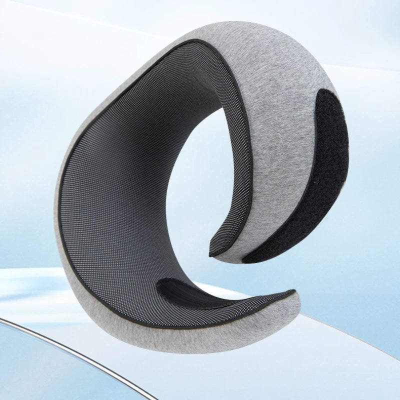 Portable Travel Neck Pillow Adjustable Foam U-shaped Pillow Snail Style Memory Foam Neck Support , Cars,Office Naps Neck Pillow