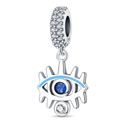 Hot Sale 925 Silver Color Evil Eye Charm Demon Eye Bead For Original  Bracelet&Bangle DIY Making Fashion Jewelry Gift