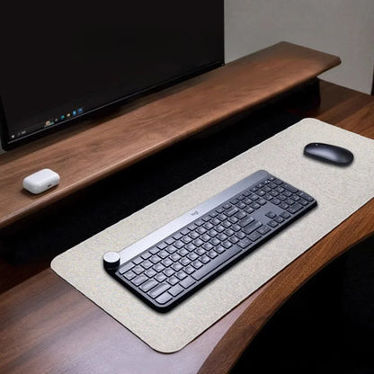 New Modern Linen Mouse Pad Rubber Waterproof Keyboard Mice Mat Leather 80*30cm Computer Laptop Mousepad Home Office